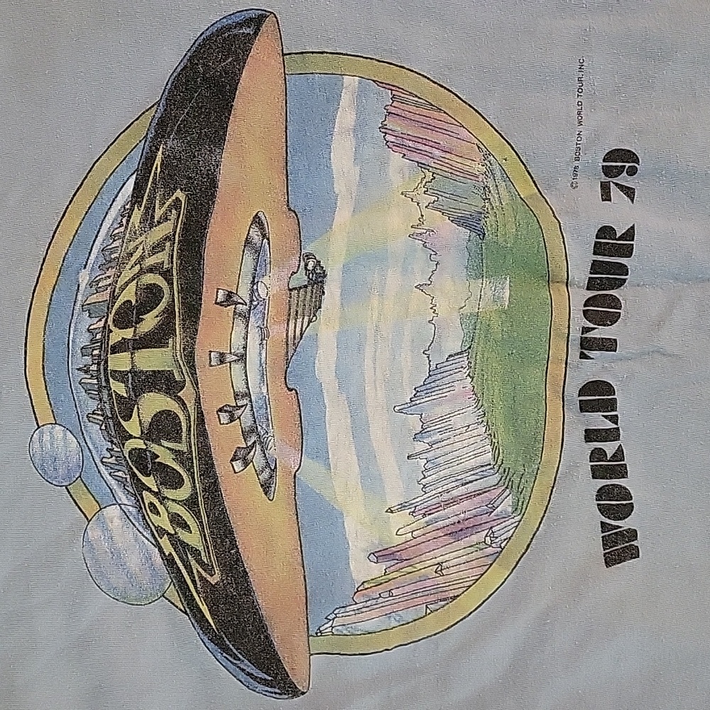 Vintage Boston World Tour '79 Graphic T-Shirt